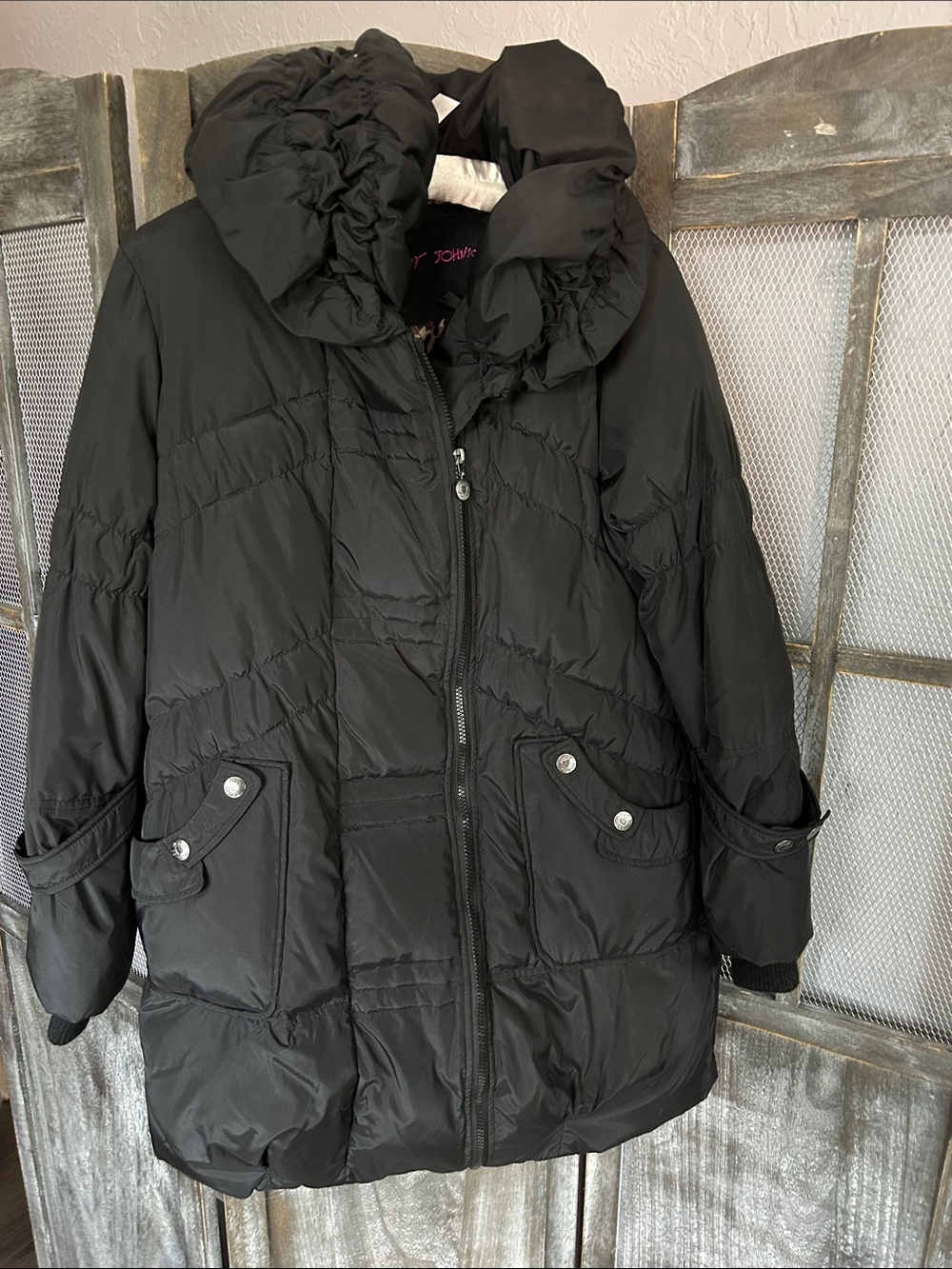 Betsey Johnson puffy coat
